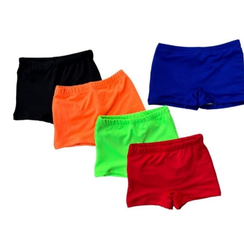 Sunga infantil Boxer menino Lisa Praia e Piscina/Natação Forrada por dentro com cordão Férias escolares  Verão 2026