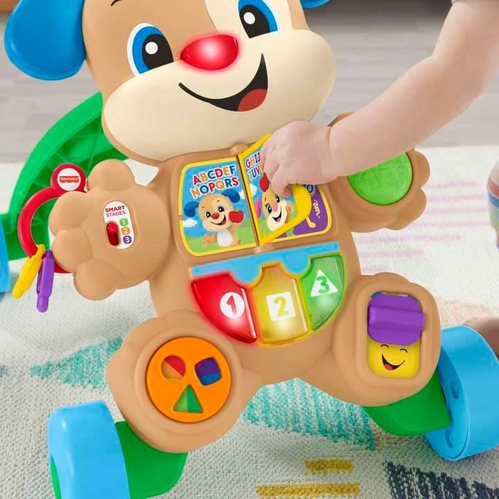 Fisher Price Andador Cachorro Musical Apoiador Didático Com Luzes