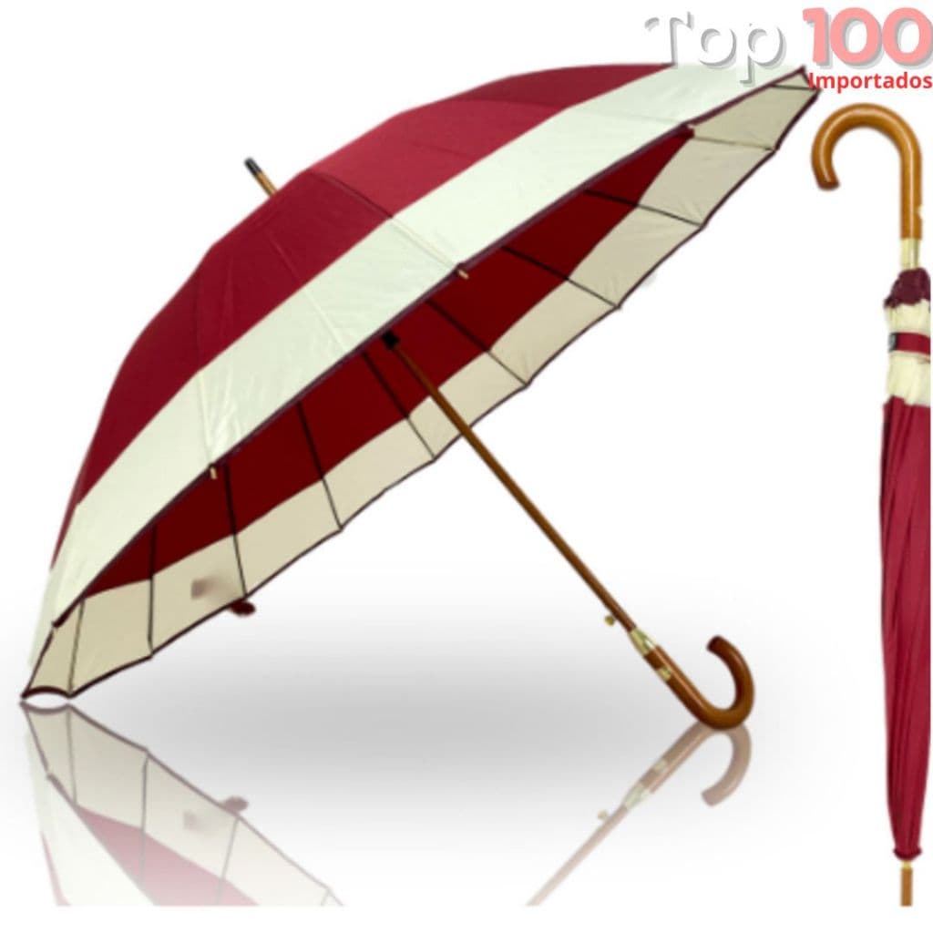 Guarda Chuva Bengala Automático Reforçado 16 Vareta Grande