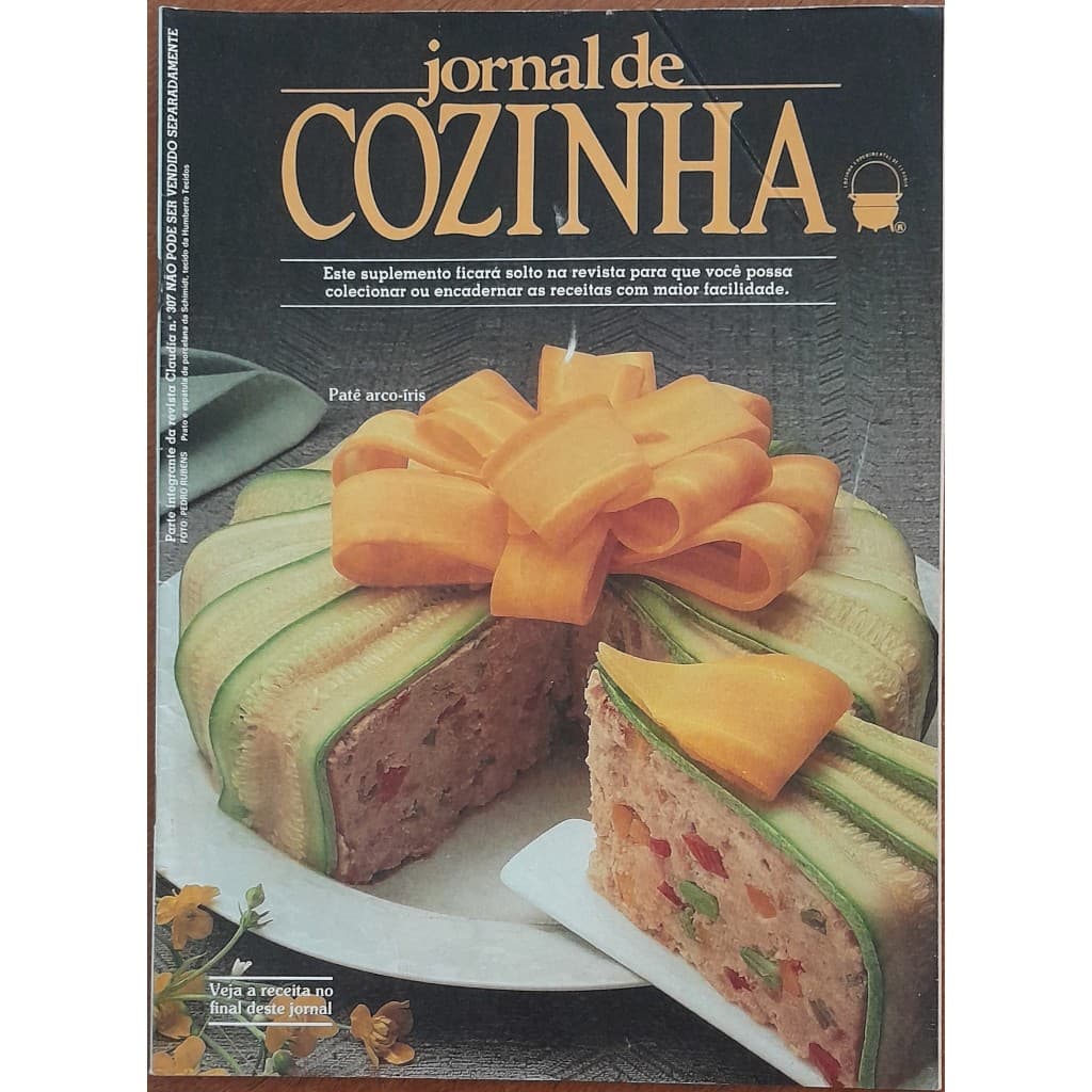 Revista Jornal de Cozinha Claudia Nº 307 Abril/1987