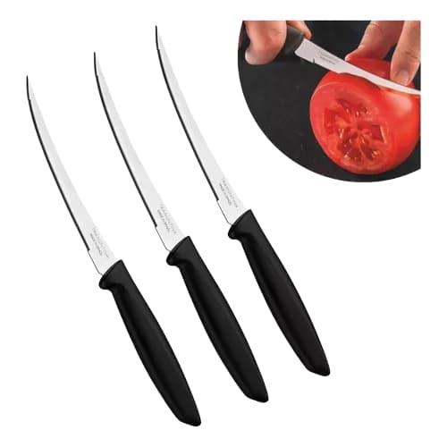 Faca Tramontina Legumes E Frutas  Plenus Preta 3un