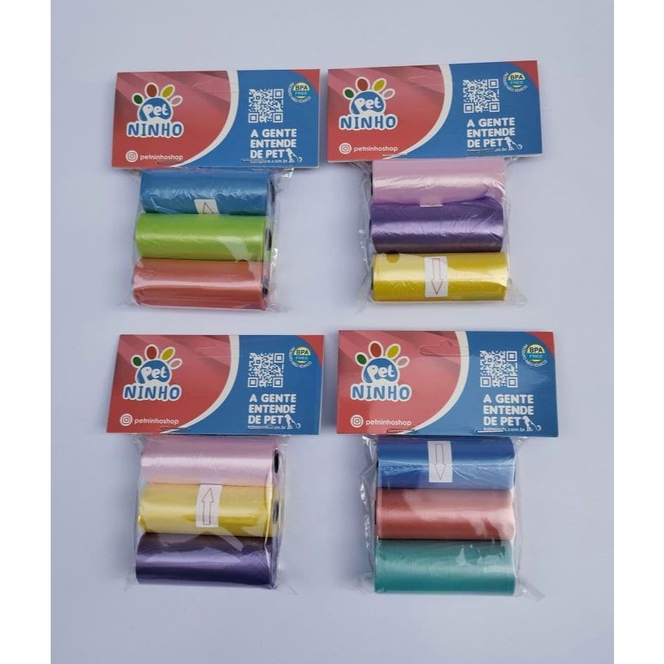 Kit Saquinhos Cata Caca – 12, 24, 36 e 48 Rolos