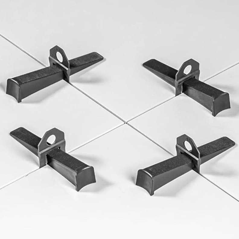 Nivelador Para Piso Slim 2mm com 100 cunhas Mais 1000 mil Niveladores