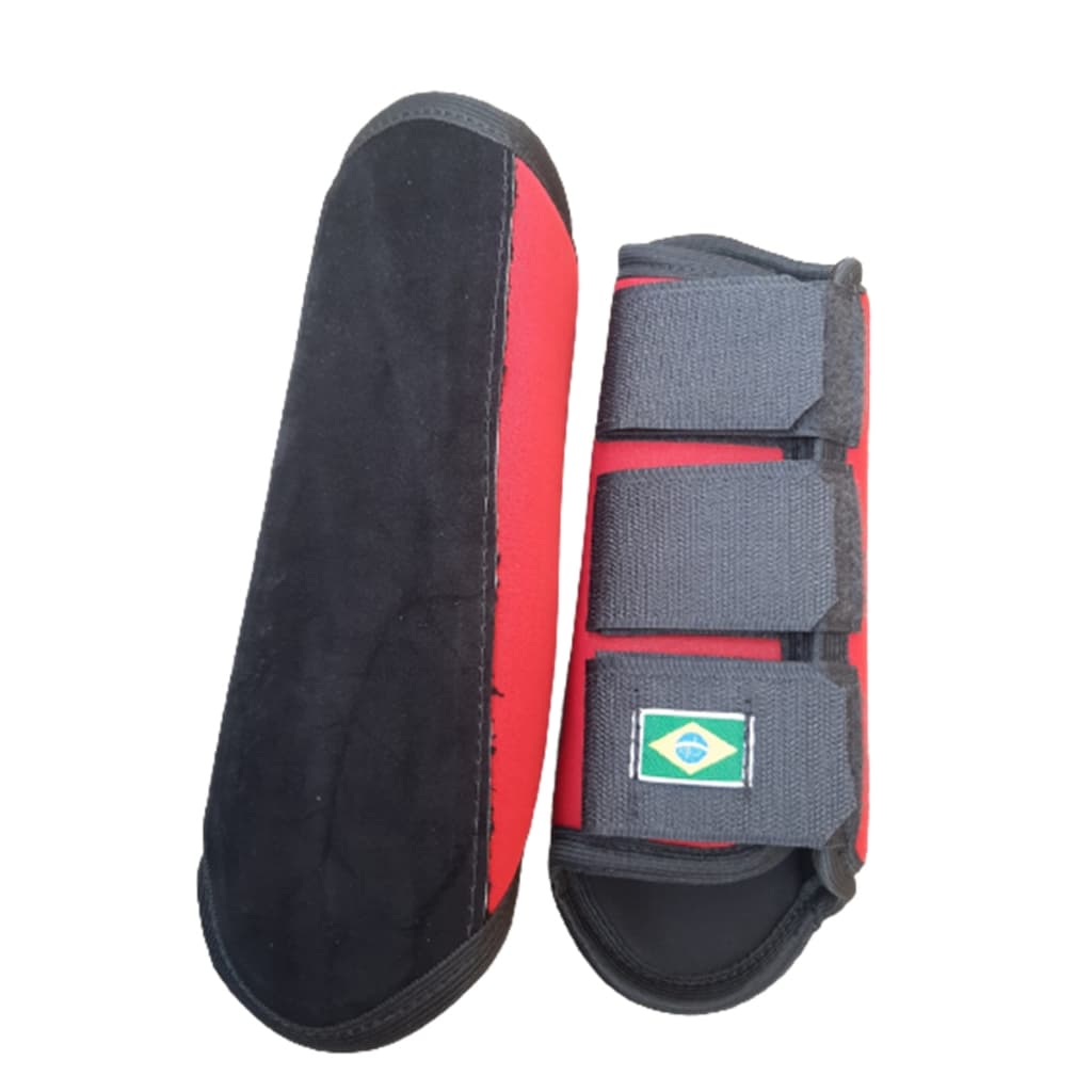 Conjunto De Caneleiras Em Neoprene Para Equinos