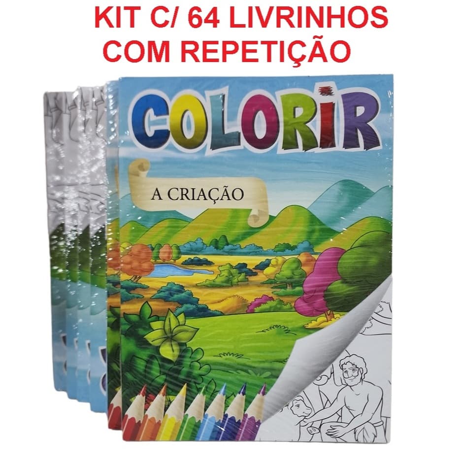 64 Livros Colorir Biblia História E Colorir Atacado