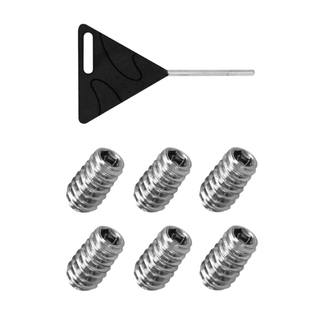 6 Parafusos Inox Para Quilha Prancha Surf + Chave de qulha