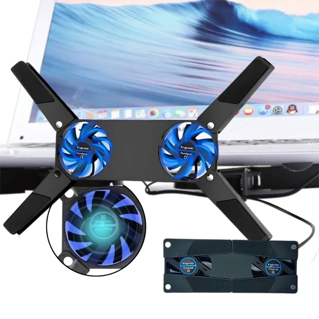 Suporte Base Notebook Com Cooler De Ventilação Dissipador De Calor