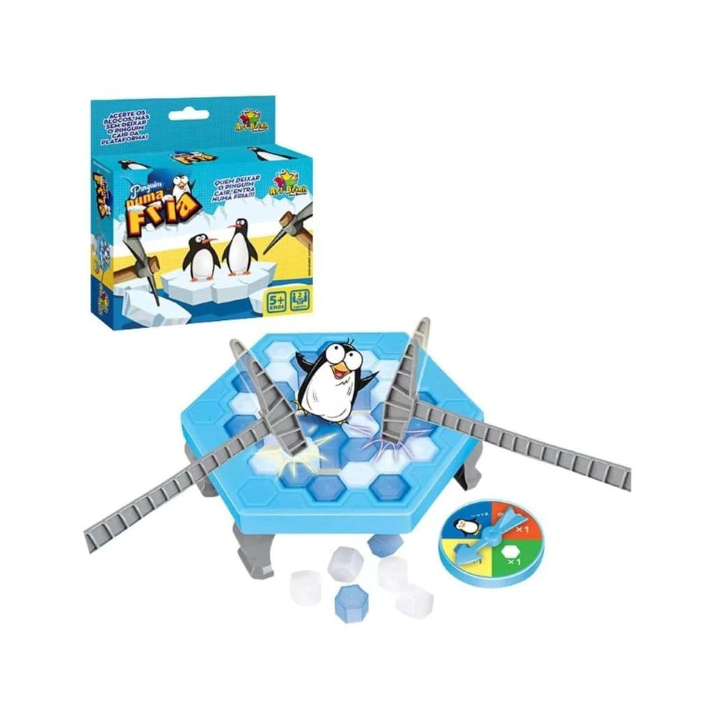 Brinquedo Infantil Jogo Do Pinguim Numa Fria - Quebra Gelo