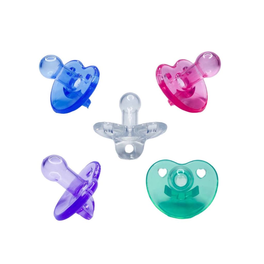 Chupeta 100% Silicone Redonda Mordedor Fase 2 +6m Top Alta Qualidade Tetê Menino e Menina Tamanho 2