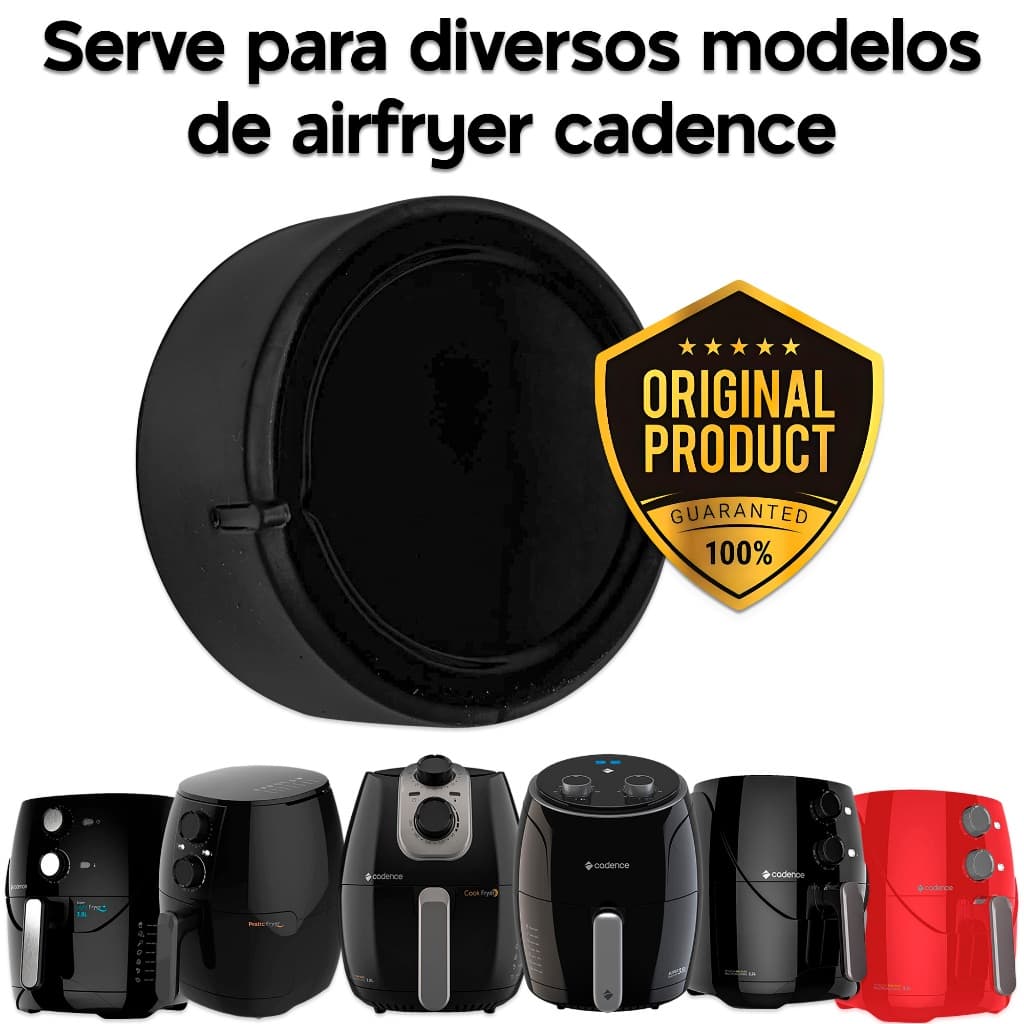 Botão Regulador Timer Temperatura Air Fryer Cadence para Vários Modelos
