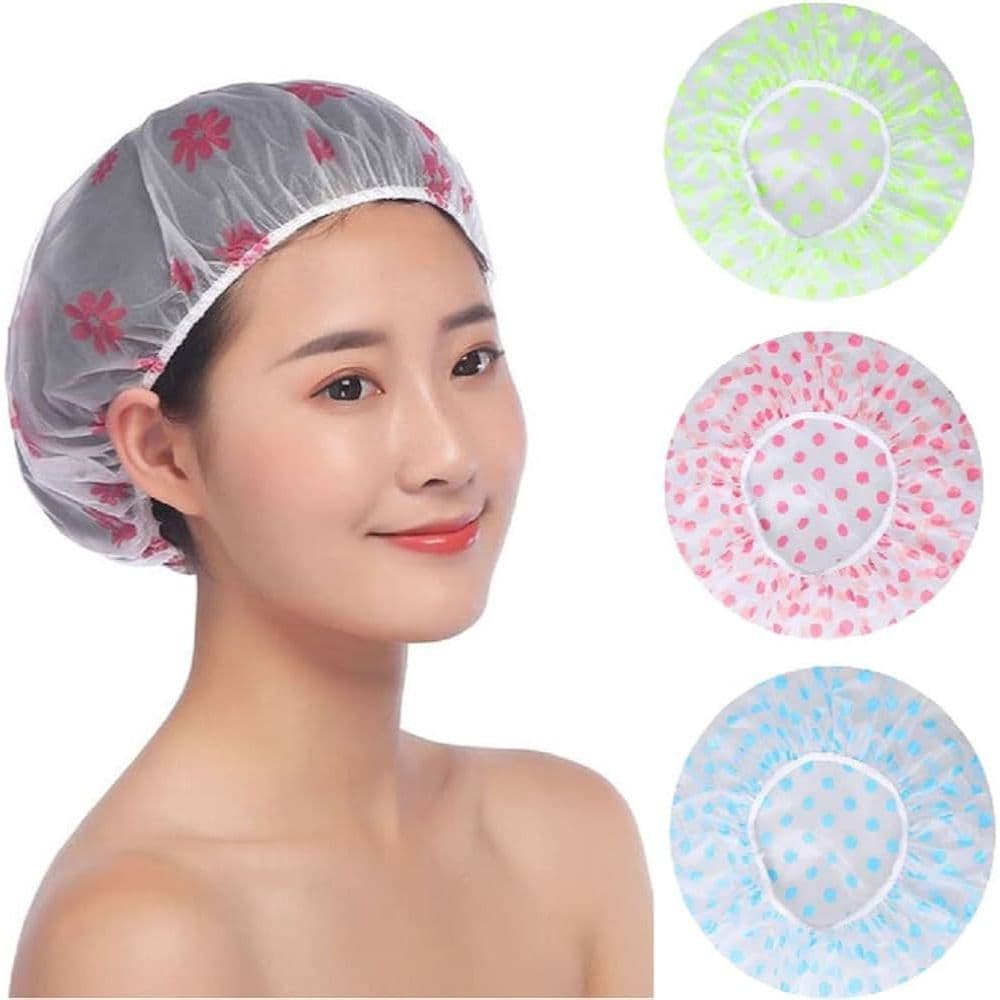 KIT 12 Unidades Touca Para Banho Tintura Hidratação Com Elástico de Plástica Pronto Entregar - WL