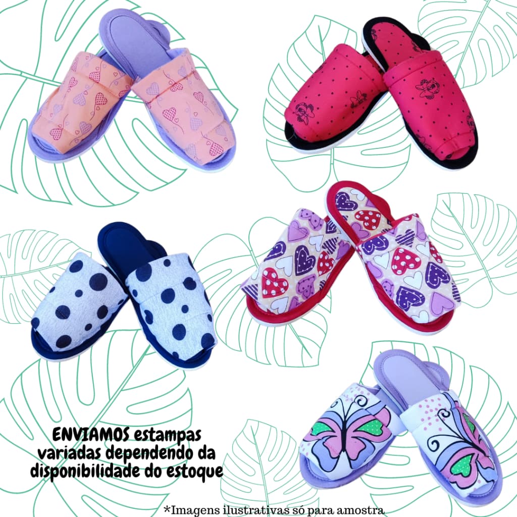 Pantufa Adulto e Infantil Masculina e Feminina Chinelo de Quarto Confortavel