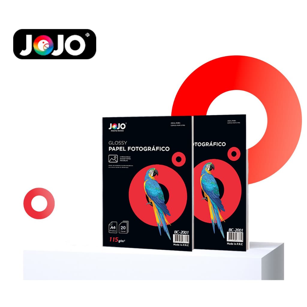 100 folhas Papel Fotográfico 115g Glossy Brilhante A4 Premium Line A prova d'água p/ impressão jato de tinta (não é ades