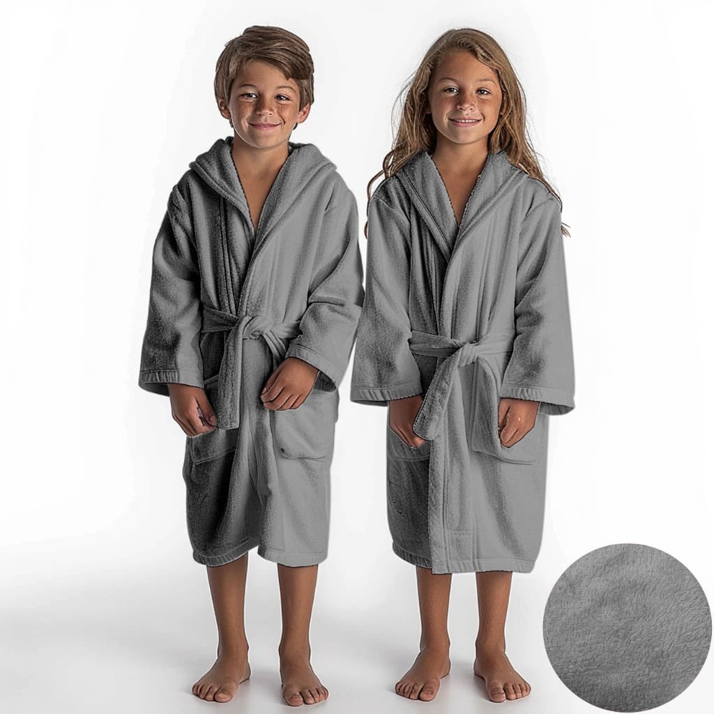 roupão juvenil com bolso manta flannel unissex  lançamento