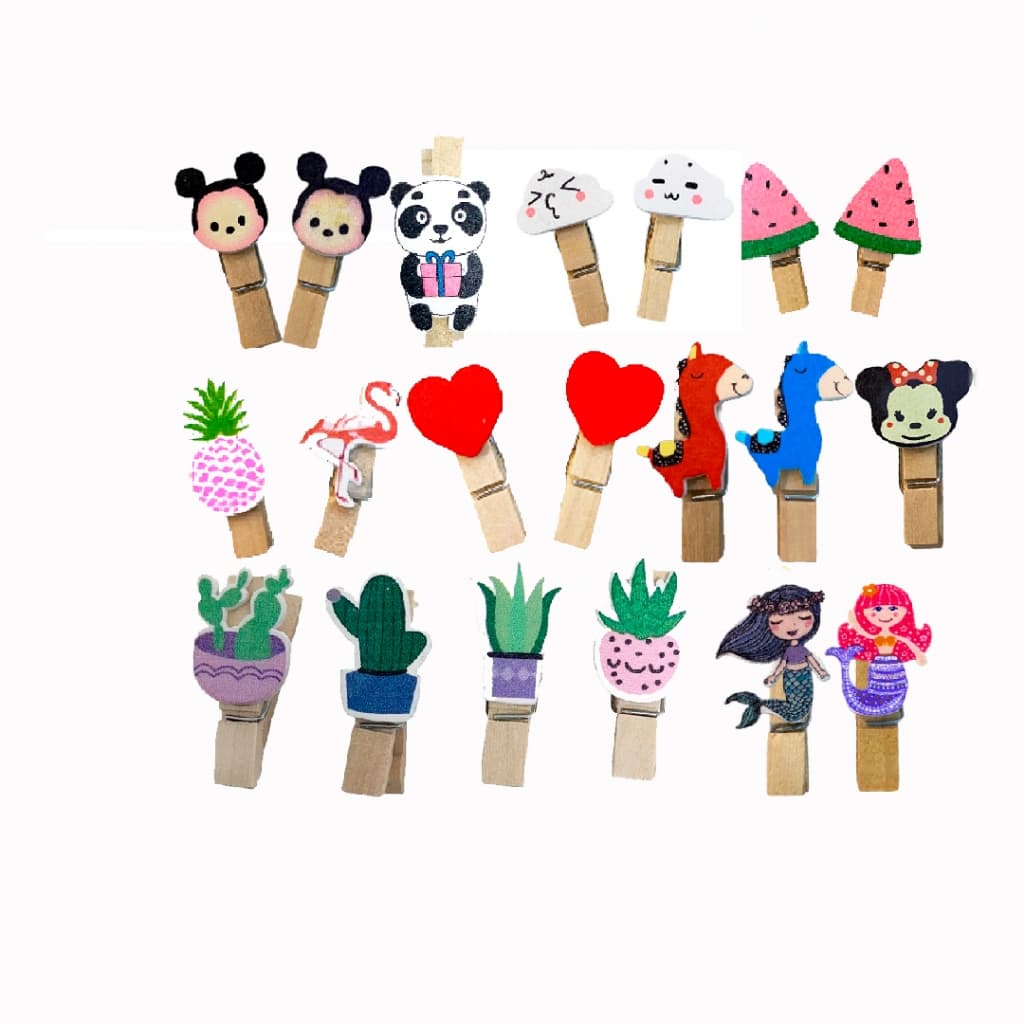 Mini Prendedor  C/10 Unid. Personalizado Decoração 2,5cm