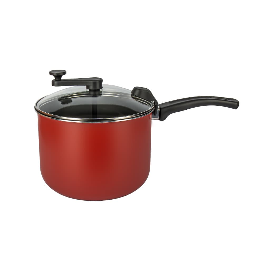 Pipoqueira Não Queima de Alumínio Polido 4,5L PROMOCAO