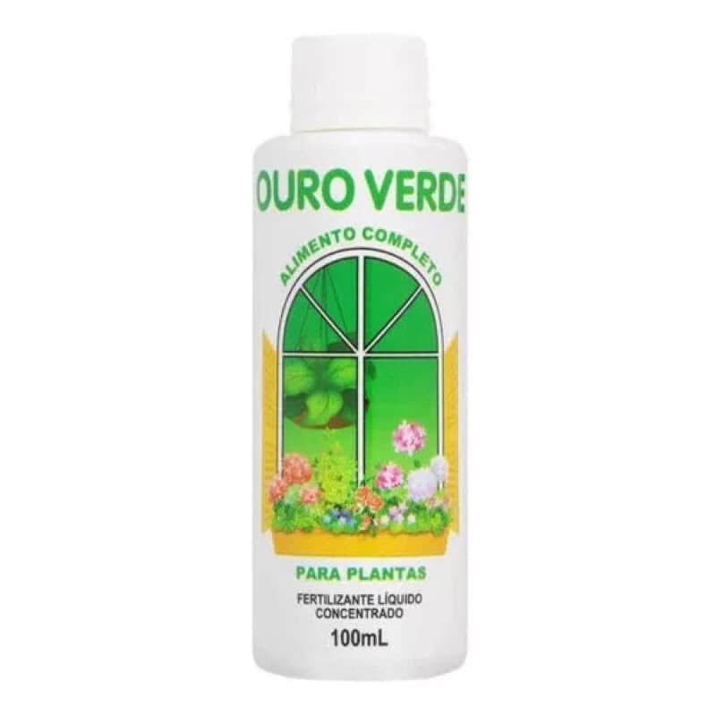 Fertilizante Adubo líquido Ouro verde concentrado para plantas 100g