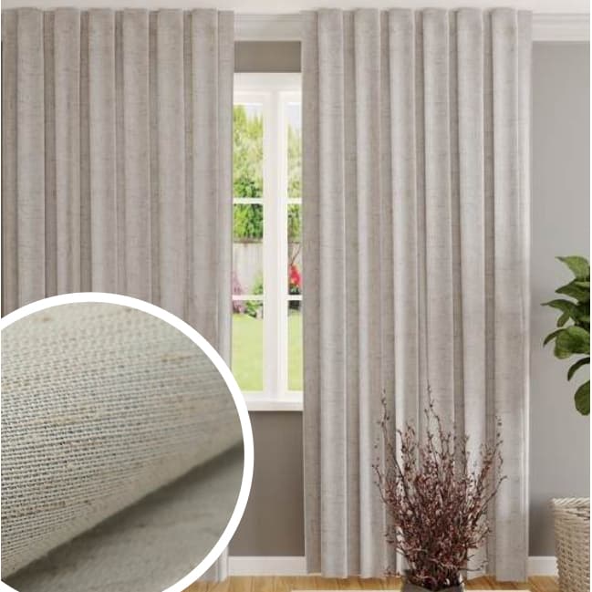 Cortina 100% Blackout Linen Look Decoração Corta Luz e Temperatura