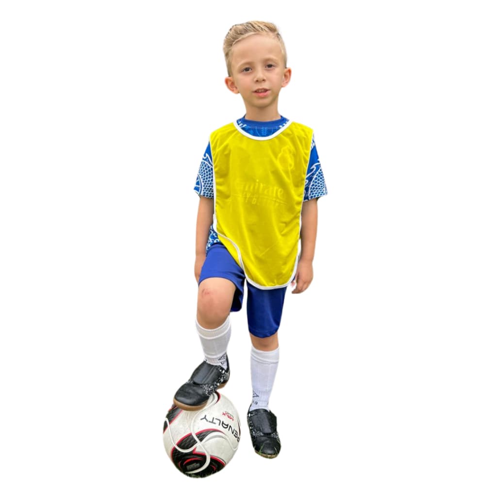 Kit 7 Unidades Coletes de Futebol Infantil 3 a 7 Anos Esportivo Treino