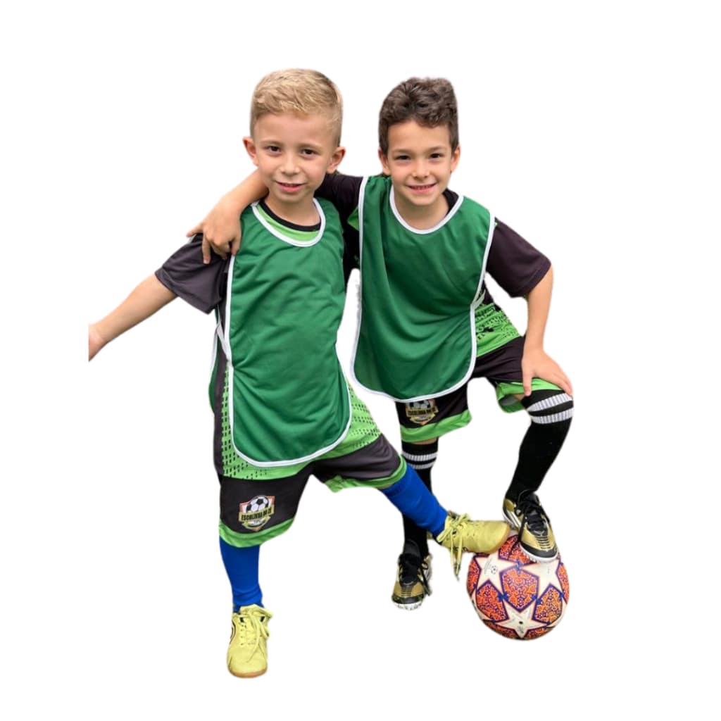 Kit 10 Unidades Coletes de Futebol Infantil 3 a 7 Anos Esportivo Treino