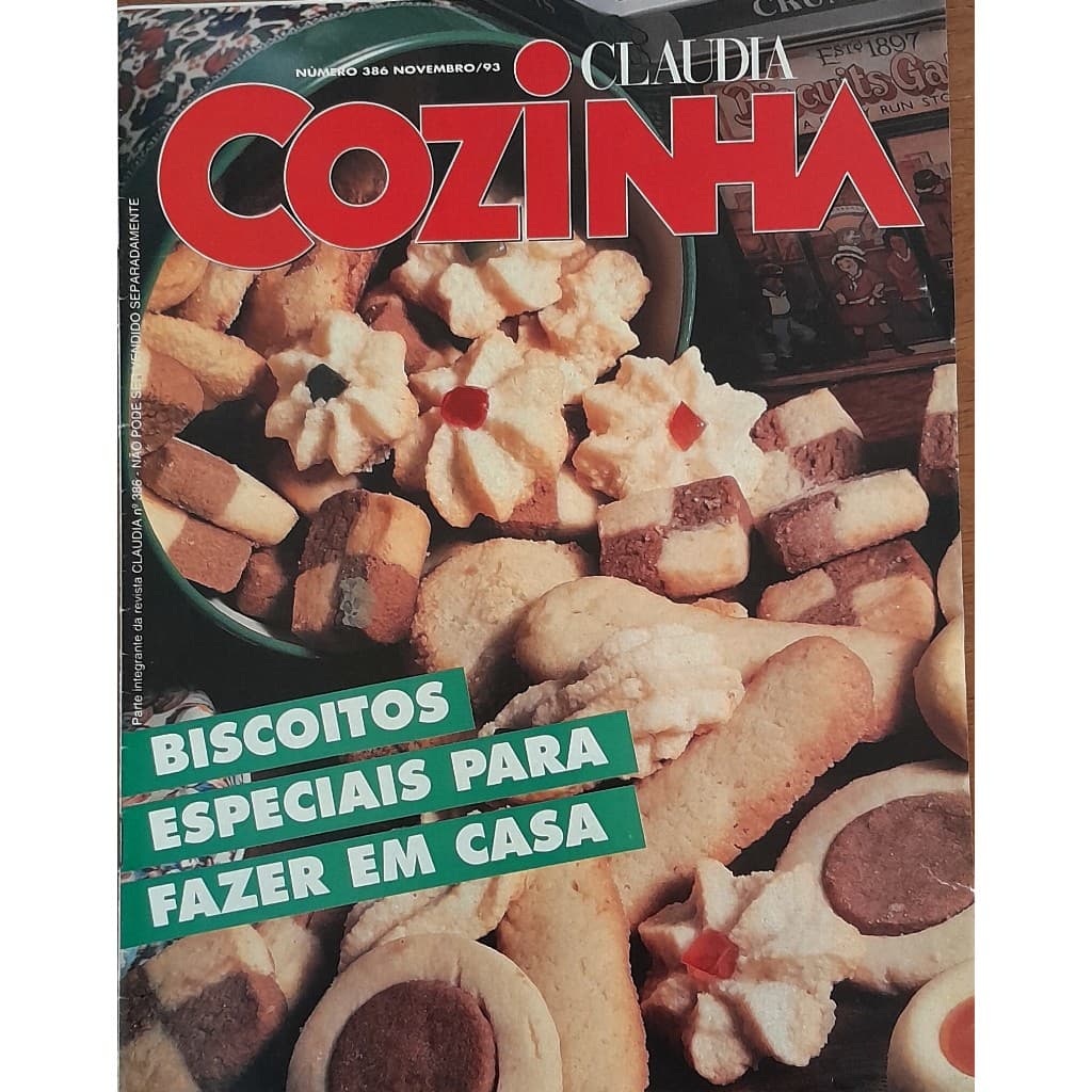 Revista Claudia Cozinha Nº 386 Novembro/1993