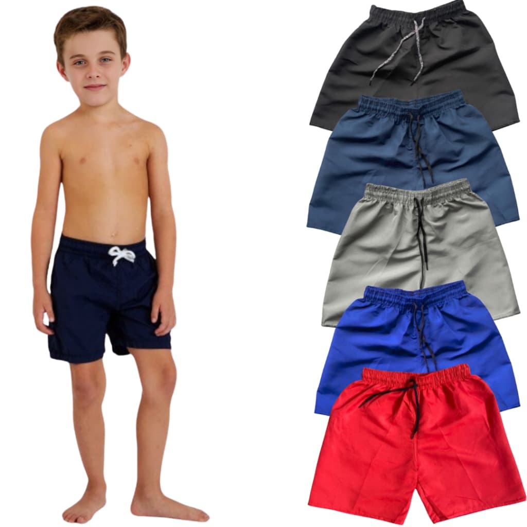 Bermuda Infantil Tactel Masculina – Conforto para Brincar e Passear