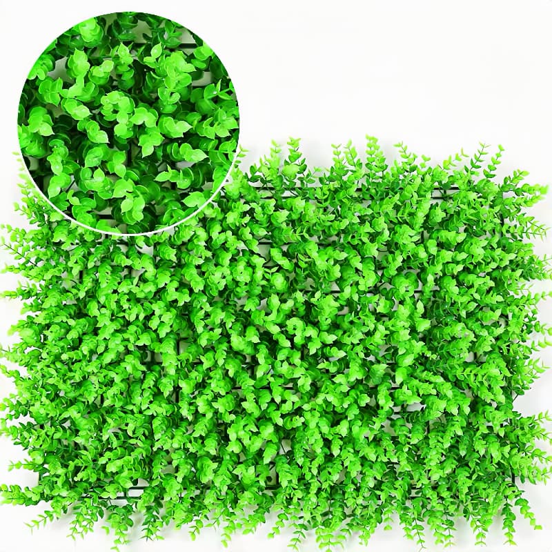 Painéis de parede de plantas artificiais verdes/high-end