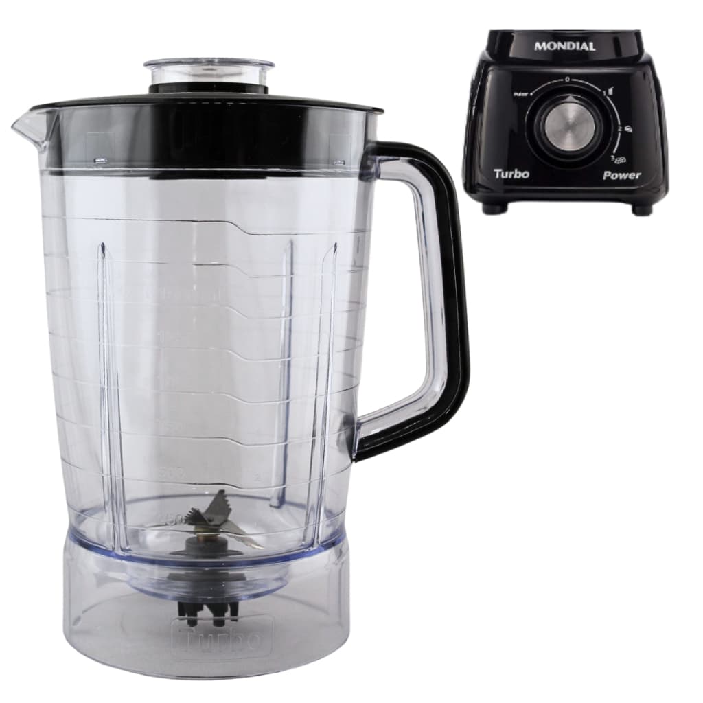 Copo Liquidificador Mondial Turbo Power Sangel L 99 Fb Preto