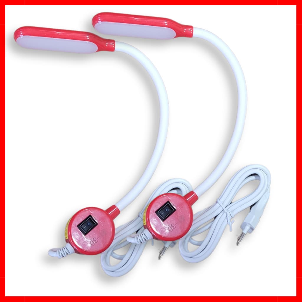 2 Luminárias 20 Leds Bivolt Para Máquina De Costura