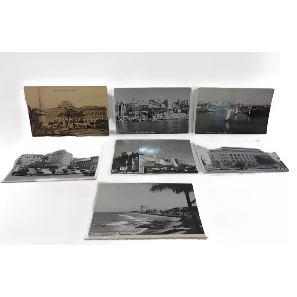 Coleção De Cartões Postais Antigos Da Bahia