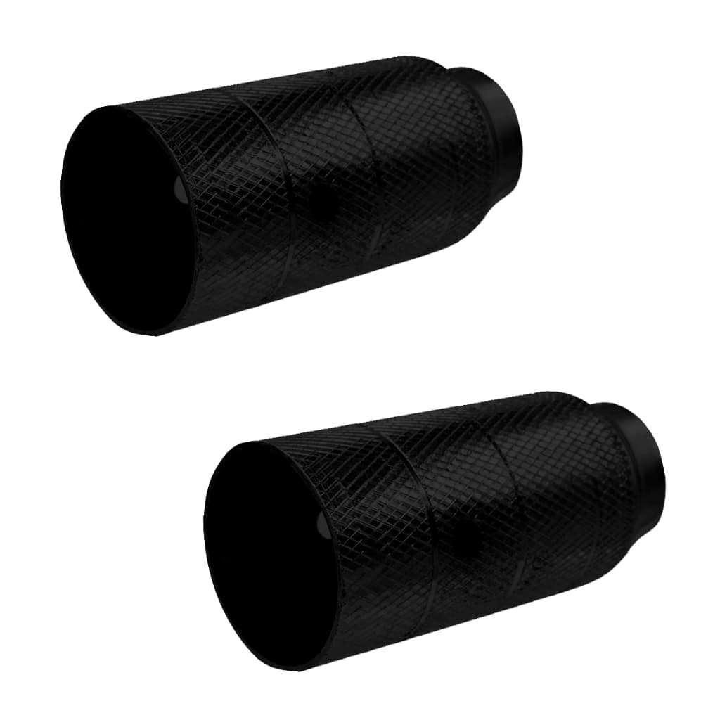 PAR DE TROLHAO APOIO PEDALEIRA GROSSO GRANDE PRETO CROMADO 40X110MM EIXO BICICLETA BIKE BMX GTA