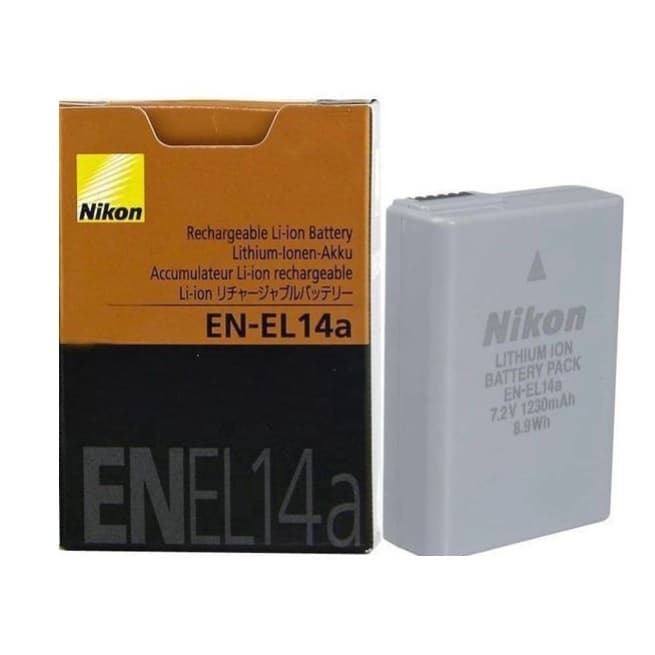 Bateria Nikon EN-EL14A para modelos - D5300 D5200 D5100 D3200 D3100 D3300 P7000 P7100 P2100 P7700