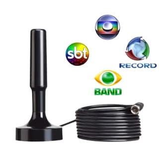Antena Digital Alta sensibilidade - Tv Interna / Externa HDTV / UHF