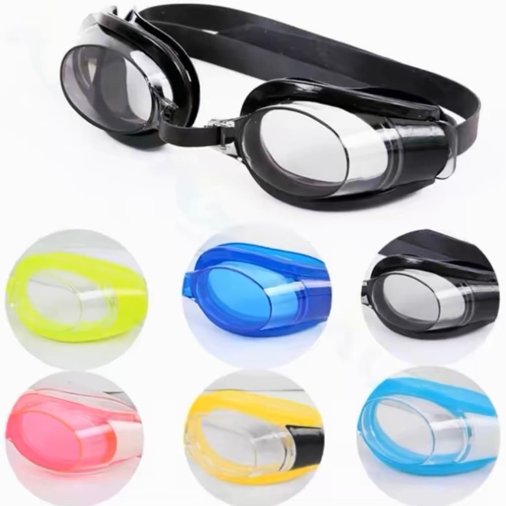 Óculos de Natação Com Protetor De Nariz Com Protetor De Ouvidos Para Crianças/ Adultos Tampa Nariz Material Emborrachado