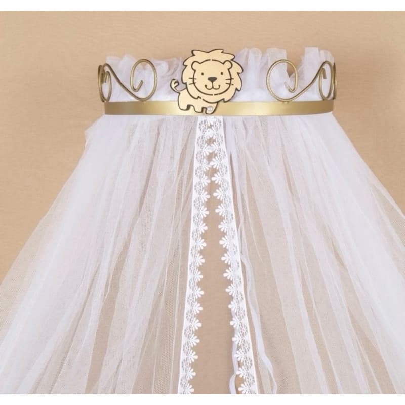 Dossel Dorcel Leão Dourado Com Mosquiteiro Bebê