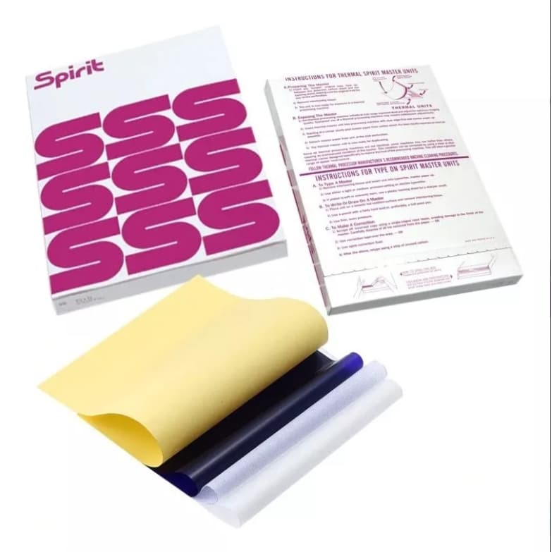 100 folhas Stencil Thermal Spirit Tatuagem Decalque Termico