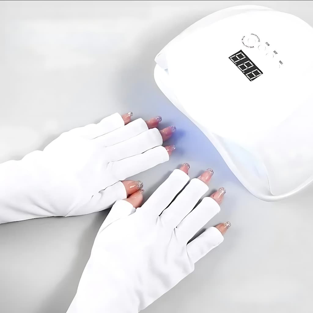 Luva De Proteção Anti UV Nails Designers Professional