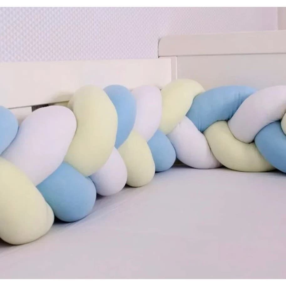 Protetor em Trança para Berço 4,00m | Trança | Protetor de Berço