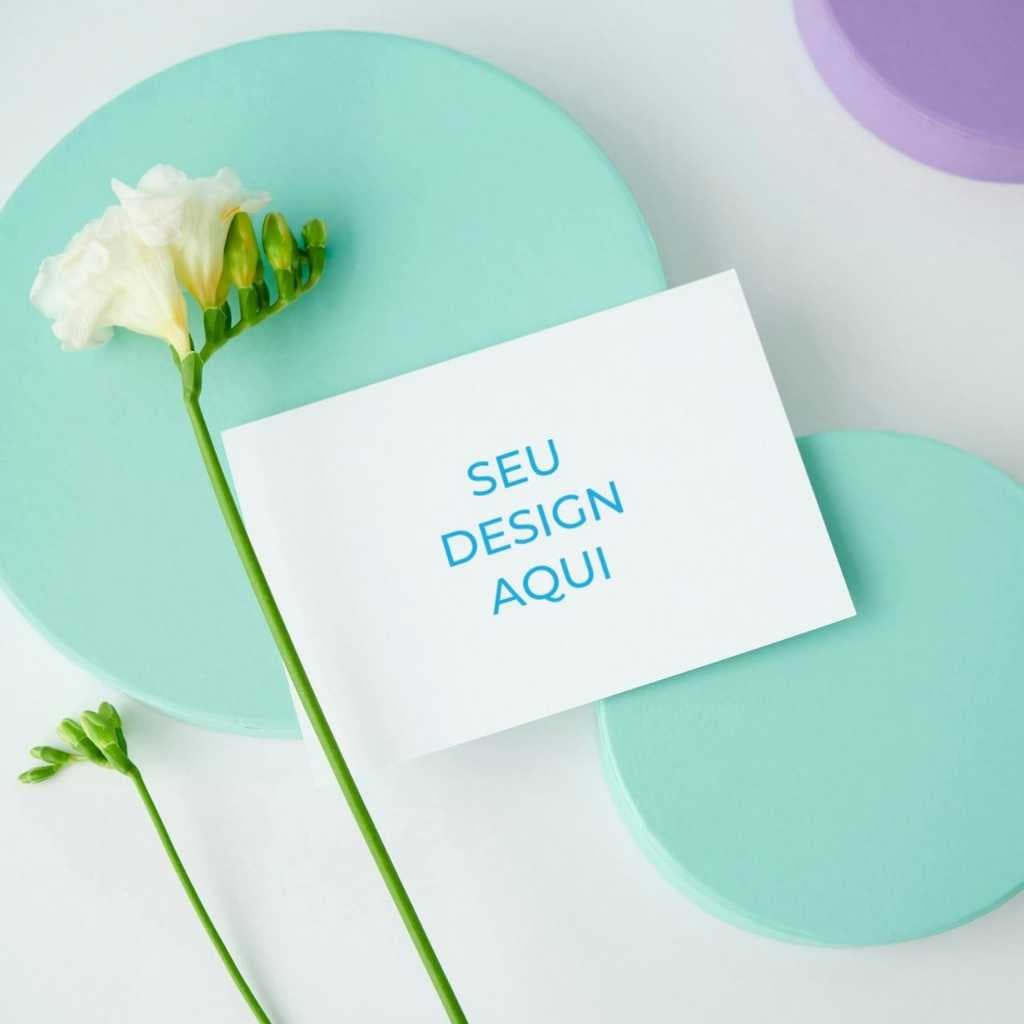 100 Cartões Personalizados Com Sua Arte