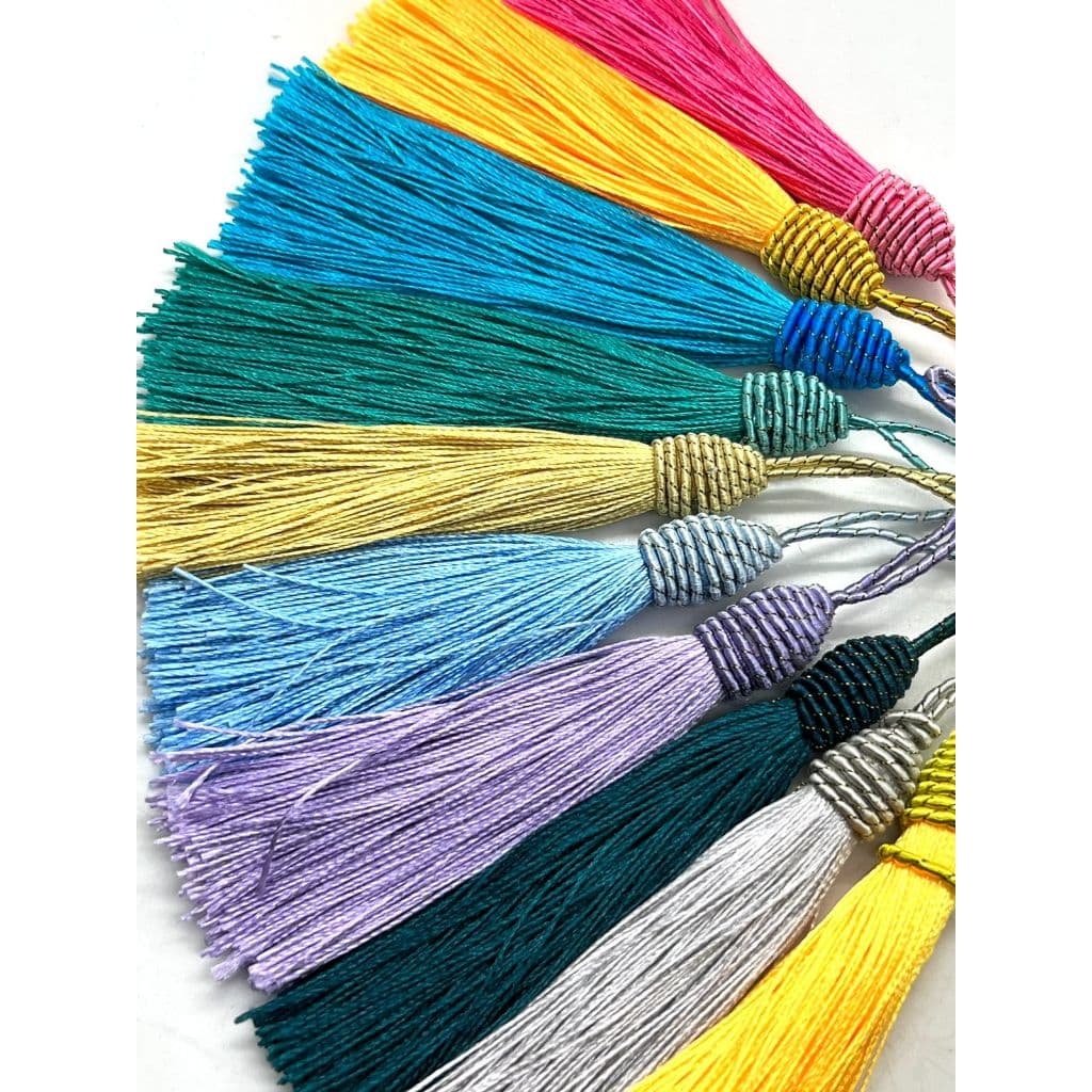 Aplique Pingente Tassel 100un Tassel de Luxo de 9cm