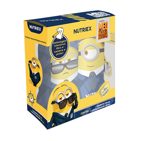 Kit Minions Shampoo 250ml + Condicionador 230ml