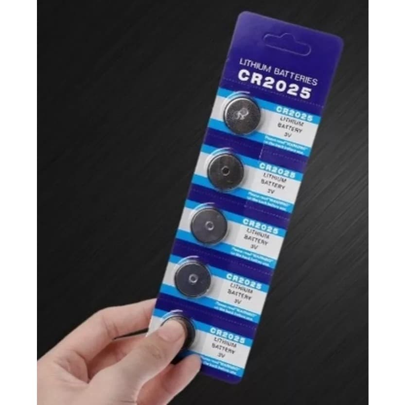 Baterias Pilhas Cr2025 - 01 Cartela Com 5 Unidades Cada
