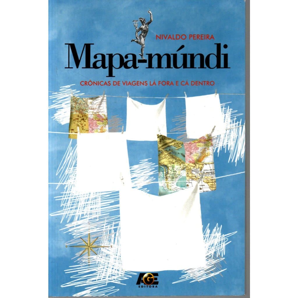 Livro Mapa-múndi, Crônicas De Viagens Lá Fora E Cá Dentro, Nivaldo Pereira