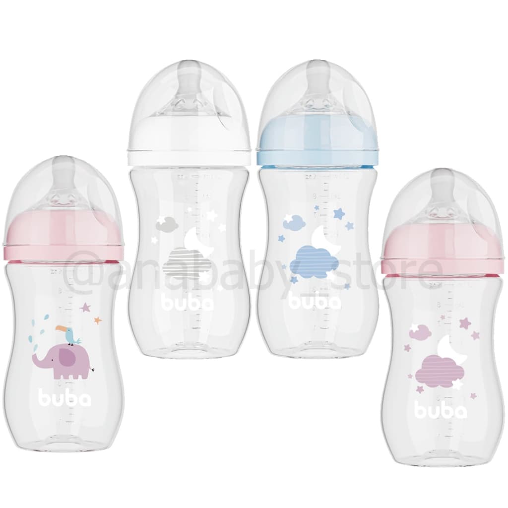 Mamadeira Buba 270 e 330 e 120 ml Mamadeira anticolica buba Bico mamadeira buba