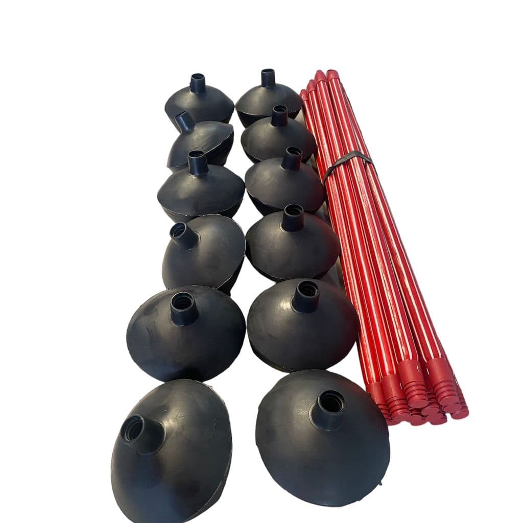 desentupidor de WC  banheiro com cabo pacote 12 unidades