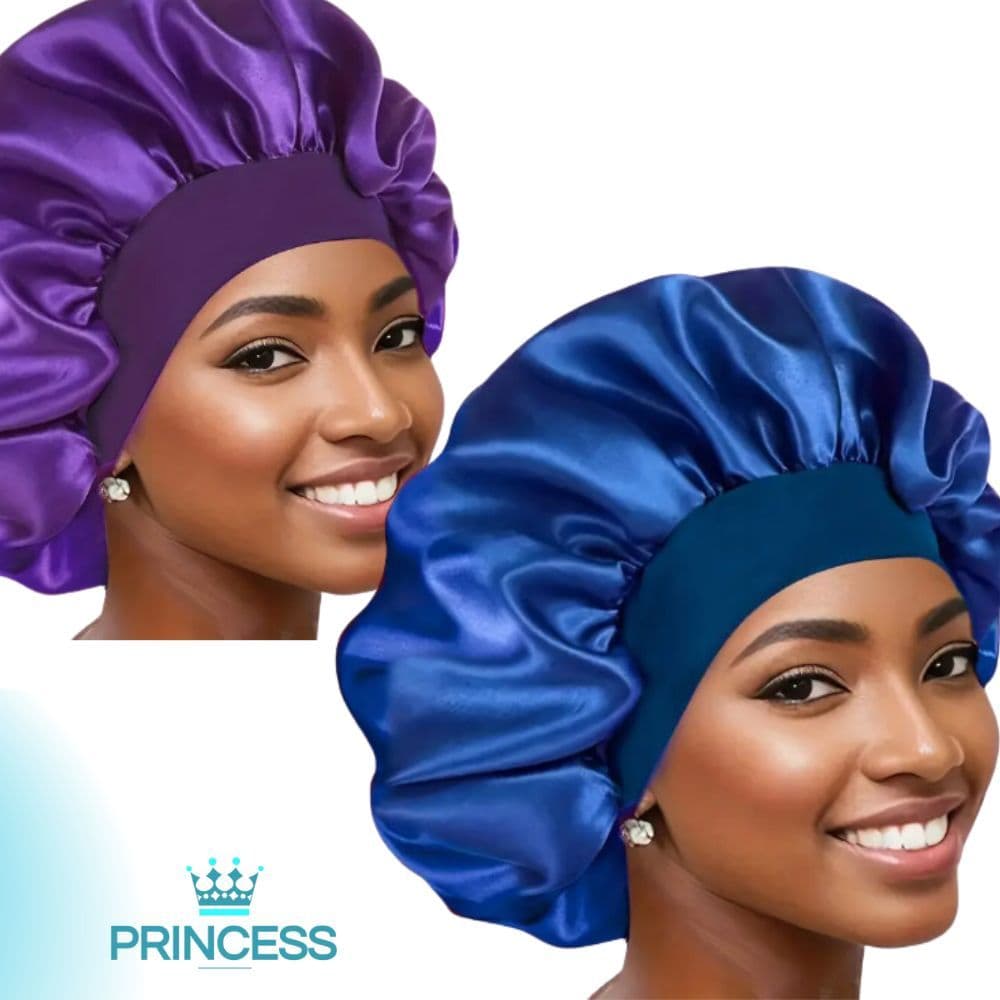 SUPER OFERTA -Touca/Gorro de Dormir de Cetim com Aba Faixa Cabelo Anti Frizz Toca Head