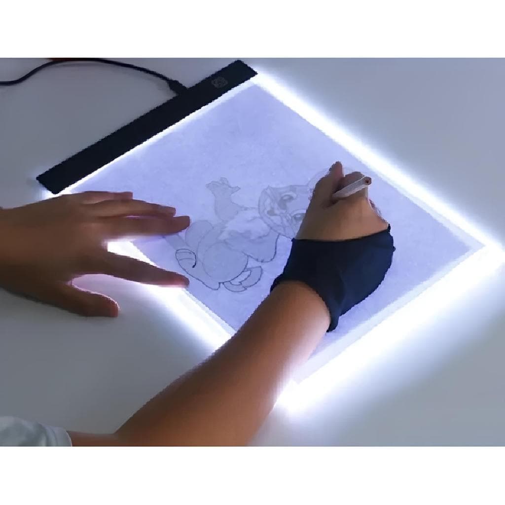 Mesa De Led Luz Branco Desenho Transposição A4 Profissional