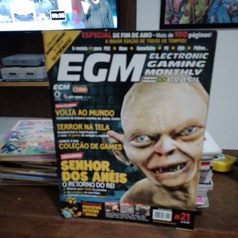 Revista: Egm - Senhor Dos Anéis - O Retorno Do Rei #21
