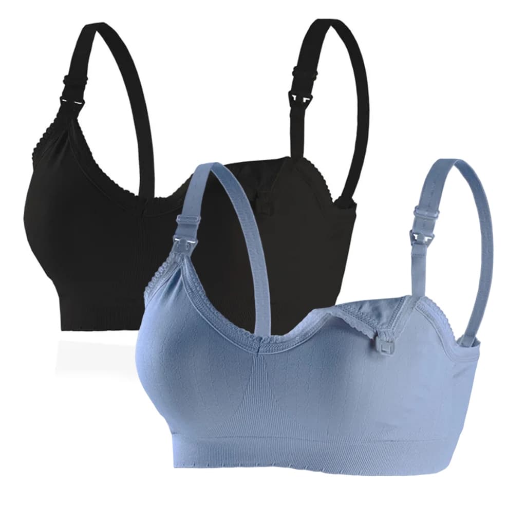 Kit 2 Sutiã Amamentação Reforçado Bojo Flexível Gestante