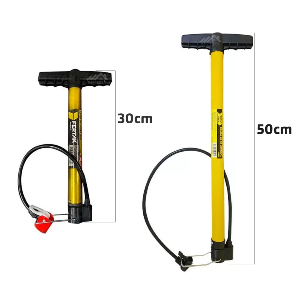 Bomba De Ar Encher Pneu De Bicicleta Bike Carro Moto Manual 25cm ou 50cm